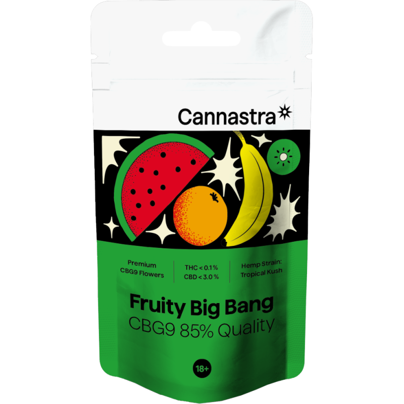 Cannastra CBG9 Flower Fruity Big Bang, CBG9 85% Qualität, 1g - 100g