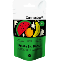 Canntropy Cannastra CBG9 Flower Fruity Big Bang, CBG9 85% Qualität, 1g