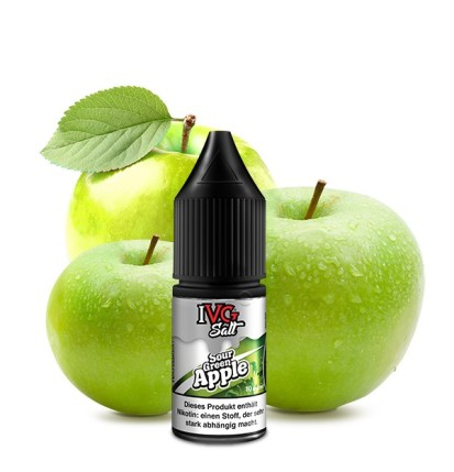 IVG IVG Sour Green Apple Nikotinsalz Liquid 10 ml