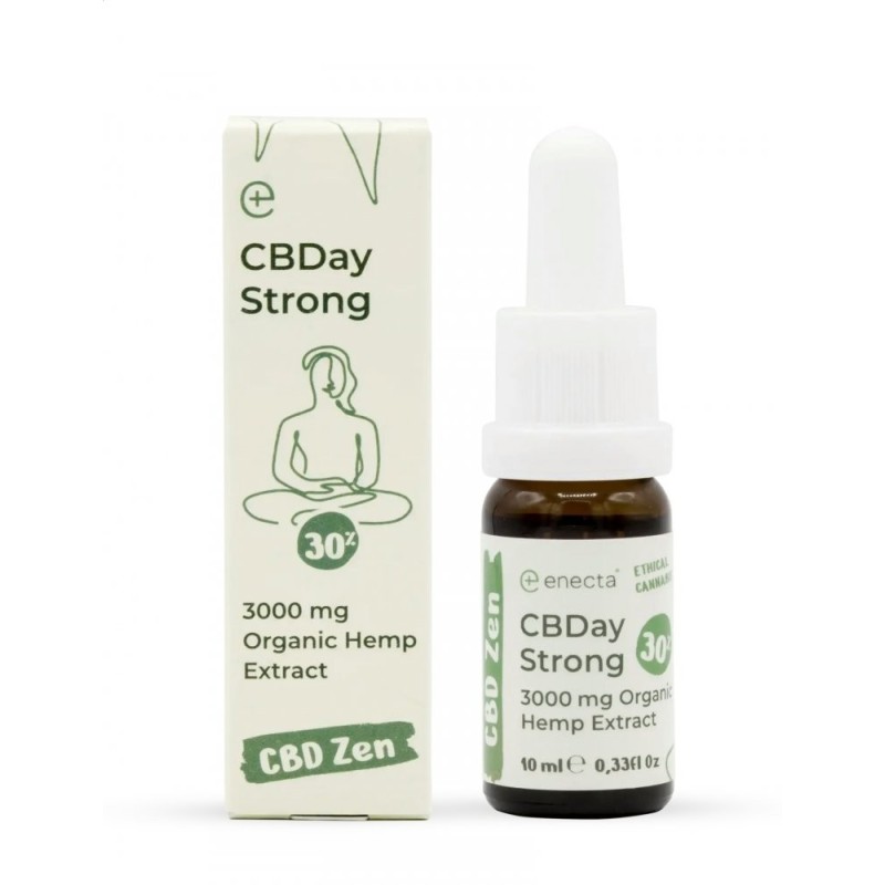 Enecta CBDay Strong, Vollspektrum 30% CBD-Öl, 10 ml