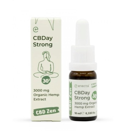 Enecta CBDay Strong, Vollspektrum 30% CBD-Öl, 10 ml