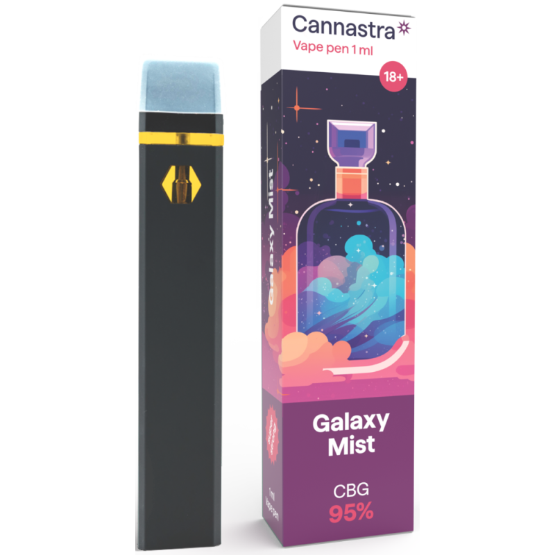 Cannastra CBG Einweg-Vape-Pen Galaxy Mist, CBG 95 %, 1 ml