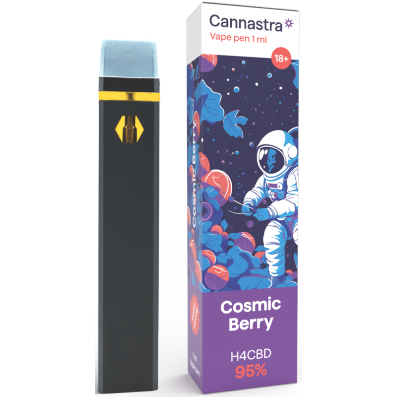 Cannastra H4CBD Einweg-Vape-Pen Cosmic Berry, H4CBD 95 %, 1 ml