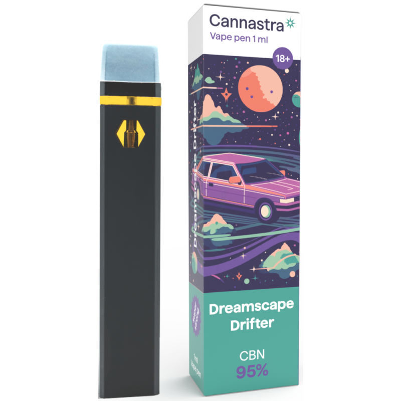 Cannastra CBN Einweg-Vape-Pen Dreamscape Drifter, CBN 95 %, 1 ml