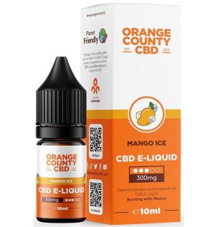 Orange County CBD Orange County CBD E-Liquid Mango Ice, CBD 300 mg, 10