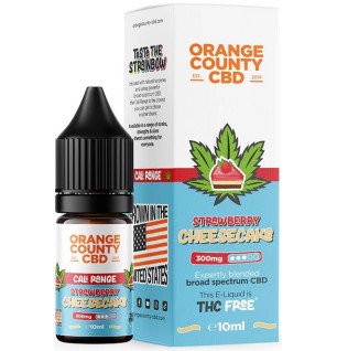 Orange County CBD Orange County CBD E-Liquid Erdbeerkäsekuchen, CBD 30