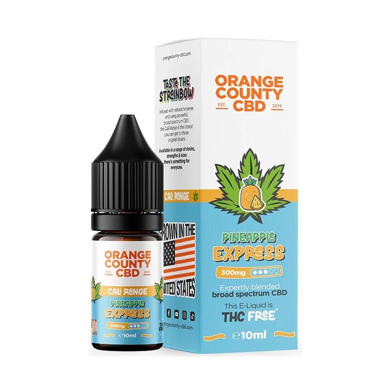 Orange County CBD E-Liquid Pineapple Express, CBD 300 mg, 10 ml