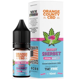 Orange County CBD Orange County CBD E-Liquid Sunset Sherbet, CBD 300 m