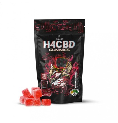 CanaPuff H4CBD Gummies Erdbeere, 5 Stück x 25 mg H4CBD, 125 mg