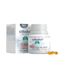 Cibdol Cibdol Gelkapseln 5 % CBD, 500 mg CBD, 60 Kapseln