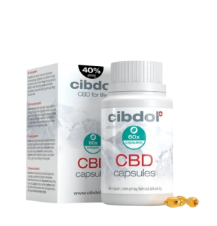 Cibdol Cibdol Gelkapseln 40 % CBD, 4000 mg CBD, 60 Kapseln