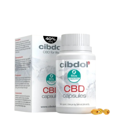 Cibdol Gelkapseln 40 % CBD, 4000 mg CBD, 60 Kapseln