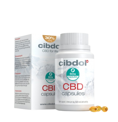 Cibdol Gelkapseln 30 % CBD, 3000 mg CBD, 60 Kapseln