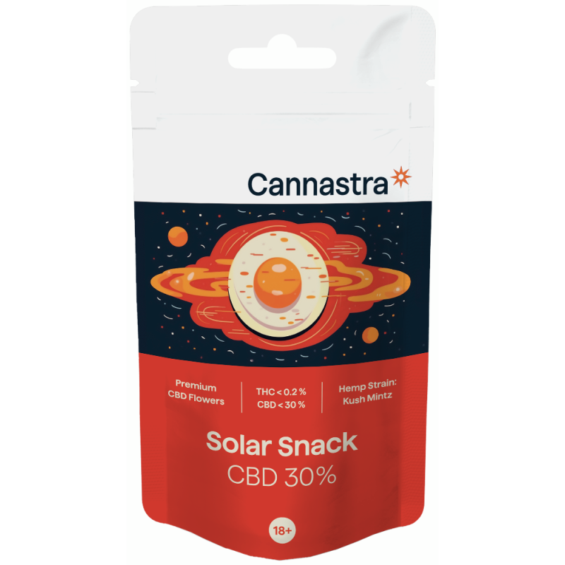 Cannastra CBD Blüten Solar Snack, CBD 30 %, 1 g - 100 g