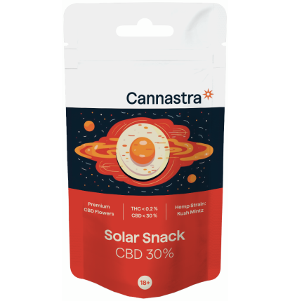 Cannastra CBD Blüten Solar Snack, CBD 30 %, 1 g - 100 g