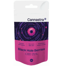 Cannastra Cannastra CBD Blüten Black Hole Berries, CBD 25 %, 1 g – 100