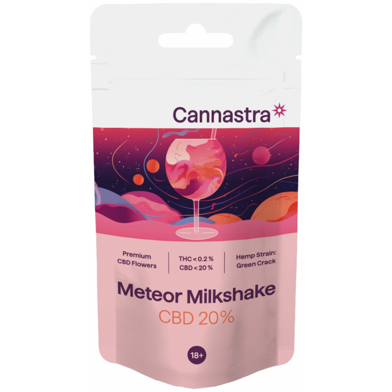 Cannastra CBD Blüten Meteor Milkshake, CBD 20 %, 1 g – 100 g