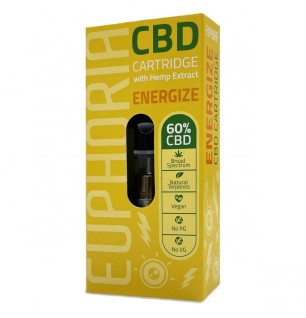 Euphoria Euphoria CBD-Kartusche Energize 300 mg, 0,5 ml