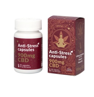 Cannaline Cannaline CBD Anti-Stress-Kapseln – 900 mg CBD, 30 x 30 mg