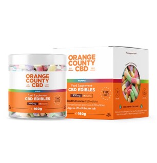 Orange County CBD Orange County CBD Gummies Worms, 400 mg CBD, 160 g