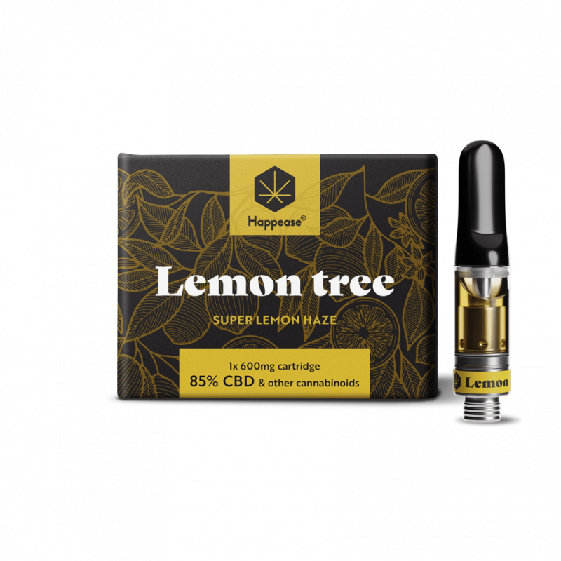 Happease CBD-Kartusche Lemon Tree 600 mg, 85 % CBD