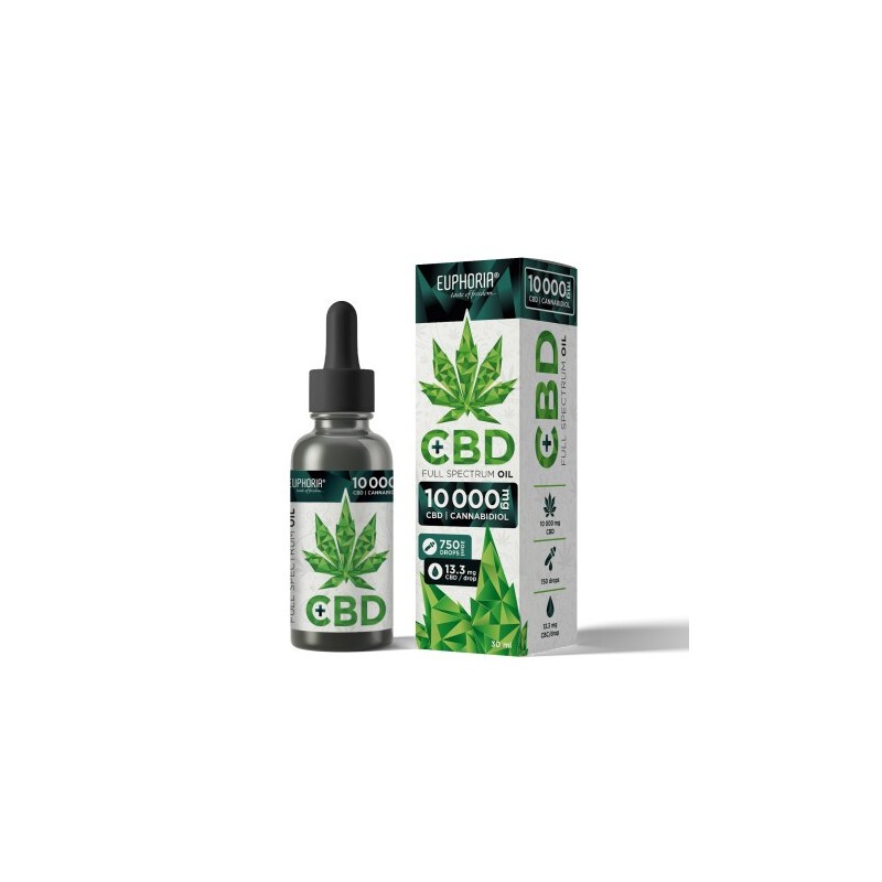 Euphoria Vollspektrum-CBD-Öl, 30 ml, 10.000 mg