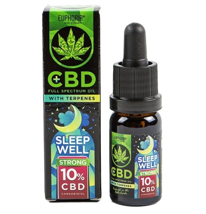 Euphoria CBD-Öl 10 % mit Terpenen, 10 ml, 1000 mg – Sleep Well