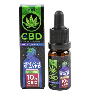 Euphoria Euphoria CBD-Öl 10 % mit Terpenen, 10 ml, 1000 mg – Headache 