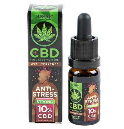 Euphoria CBD-Öl 10 % mit Terpenen, 10 ml, 1000 mg – Anti-Stress