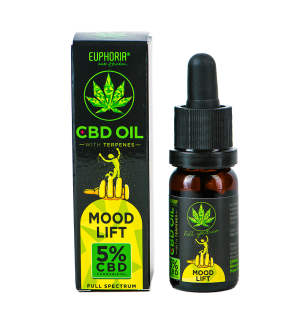 Euphoria Euphoria CBD-Öl 5 % mit Terpenen, 10 ml, 500 mg – Mood Lift