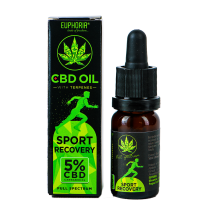 Euphoria Euphoria CBD-Öl 5 % mit Terpenen, 10 ml, 500 mg – Sport Recov