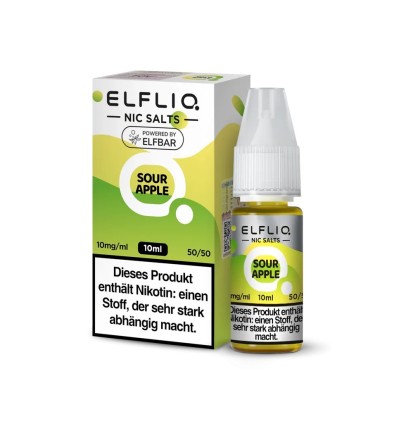 ELFLIQ - Sour Apple - Nikotinsalz Liquid