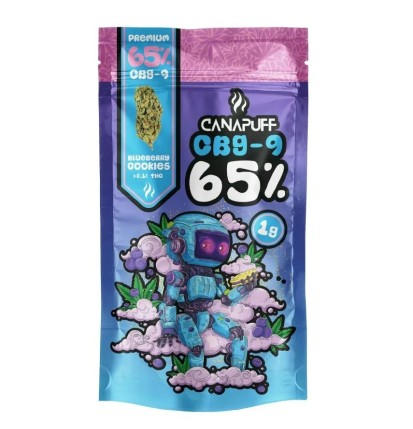 CanaPuff CBG9 Blüten Blueberry Cookie, 65 % CBG9, 1 g – 5 g