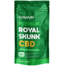 CanaPuff CanaPuff CBD Hanfblüte Royal Skunk, CBD 24 %, 1 g – 10 g