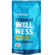 CanaPuff CanaPuff CBD Hanfblüte Wellness, CBD 18 %, 1 g – 10 g