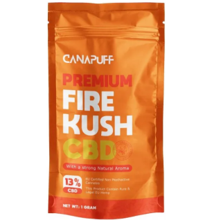 CanaPuff CanaPuff CBD Hanfblüte Fire Kush, CBD 13 %, 1 g – 10 g