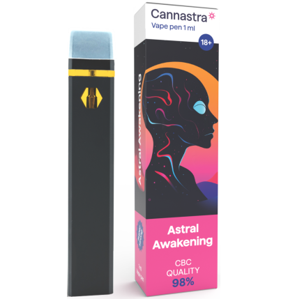 Cannastra CBC Einweg-Vape-Pen Astral Awakening, CBC 98 % Qualität, 1 ml