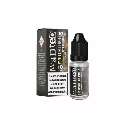 Wanted Overdosed Nikotinsalz Liquid 10ml - Vanillepudding Erdbeere