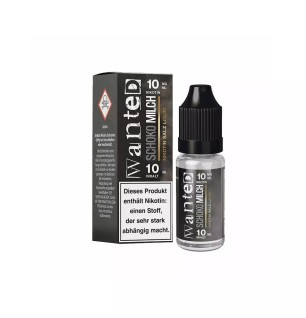 Wanted Wanted Overdosed Nikotinsalz Liquid 10ml - Schokomilch