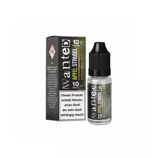 Wanted Wanted Overdosed Nikotinsalz Liquid 10ml - Apfelstrudel