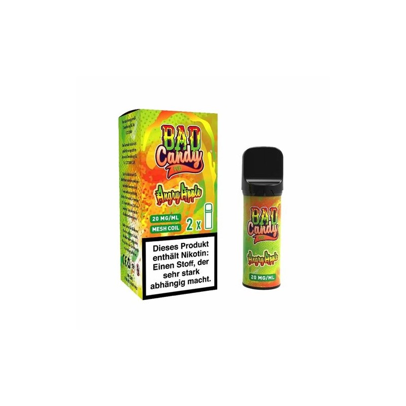 Bad Candy - Pod2Go Prefilled Pod (2 Stück) - Angry Apple - 20mg/ml