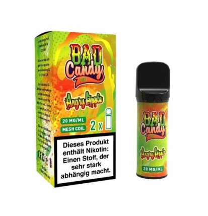 Bad Candy - Pod2Go Prefilled Pod (2 Stück) - Angry Apple - 20mg/ml