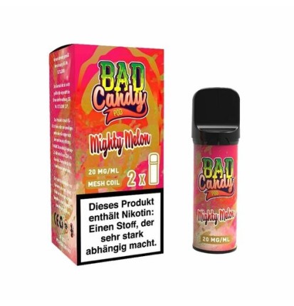 Bad Candy - Pod2Go Prefilled Pod (2 Stück) - Mighty Melon - 20mg/ml