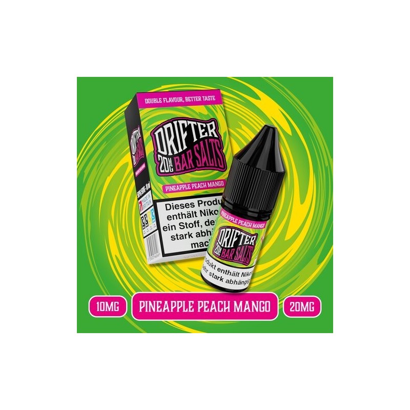 Drifter - Bar Salts - Pineapple Peach Mango - Nikotinsalz - 10ml