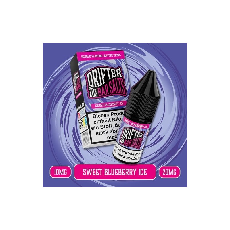 Drifter - Bar Salts - Sweet Blueberry Ice - Nikotinsalz - 10ml