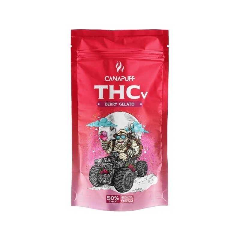 CanaPuff THCV-Blüte BERRY GELATO, THCV 50 %, 1 - 5 g