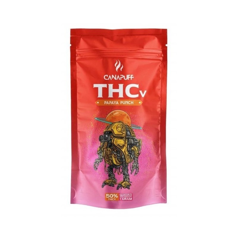 CanaPuff THCV-Blüte PAPAYA PUNCH, THCV 50 %, 1 - 5 g