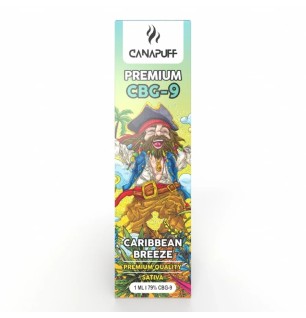 CanaPuff CanaPuff CBG9 Einweg-Vape-Pen Caribbean Breeze, CBG9 79 %, 1 