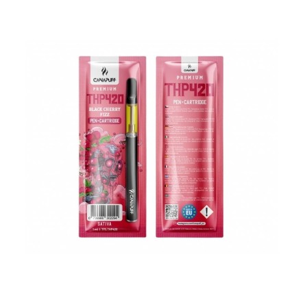 CanaPuff THP420 Pen + Kartusche Black Cherry Fizz, THP420 79 %, 1 ml