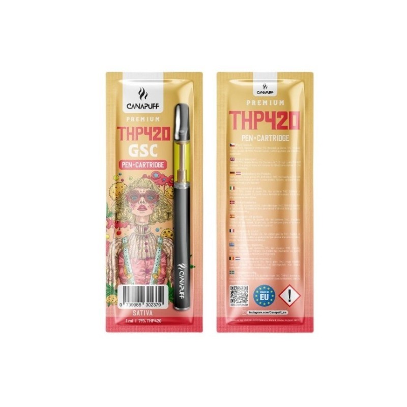 CanaPuff THP420 Pen + Kartusche GSC, THP420 79 %, 1 ml